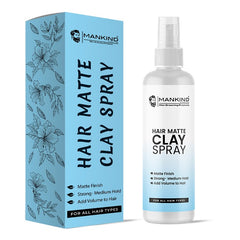 Matte Clay Spray – Matte Finish, Oil Control, Strong Medium Hold & Add Volume to Hair