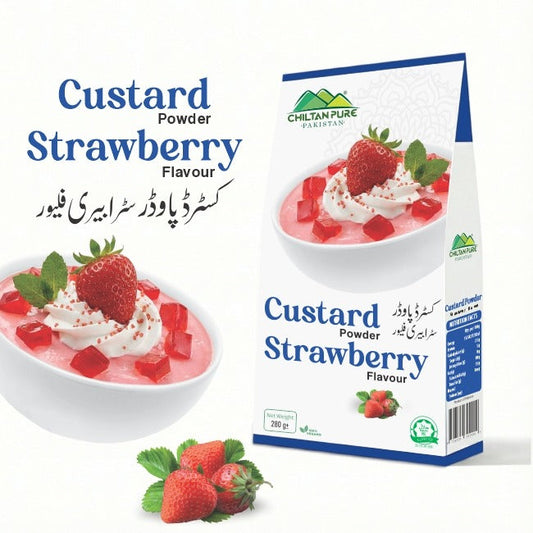 Custard Powder Strawberry / کسٹرڈ پاؤڈر اسٹرابیری / Weight 285gm±
