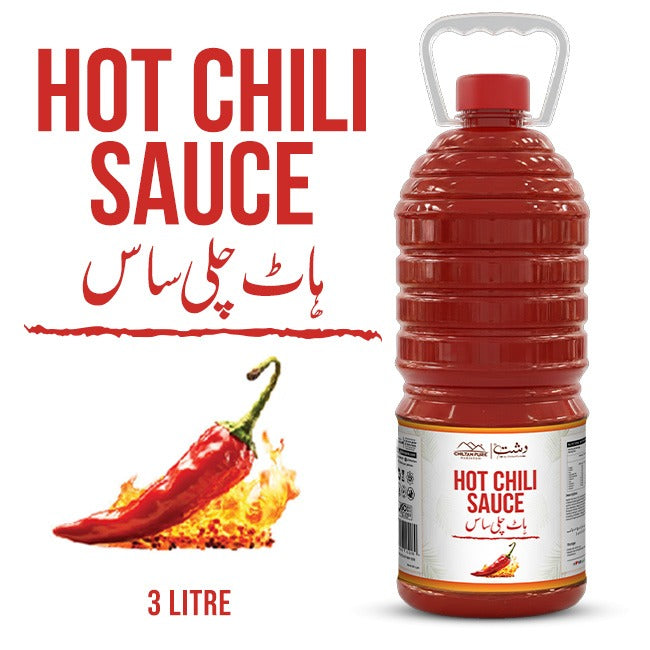 Hot Chili Sauce 3 Liter Institutional Bulk For HORECA Family, Hotels, Restaurants, Catering ,Cafes