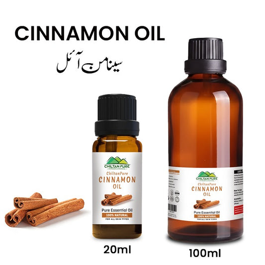 Cinnamon Essential Oil – Acts as Breathe Freshener, Immunity Booster, Reduces Sugar Cravings & Eases Chest Congestion 20ml