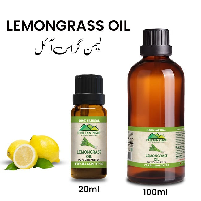 Lemongrass Essential Oil - Treats Digestive Problems [لیمون گراس]