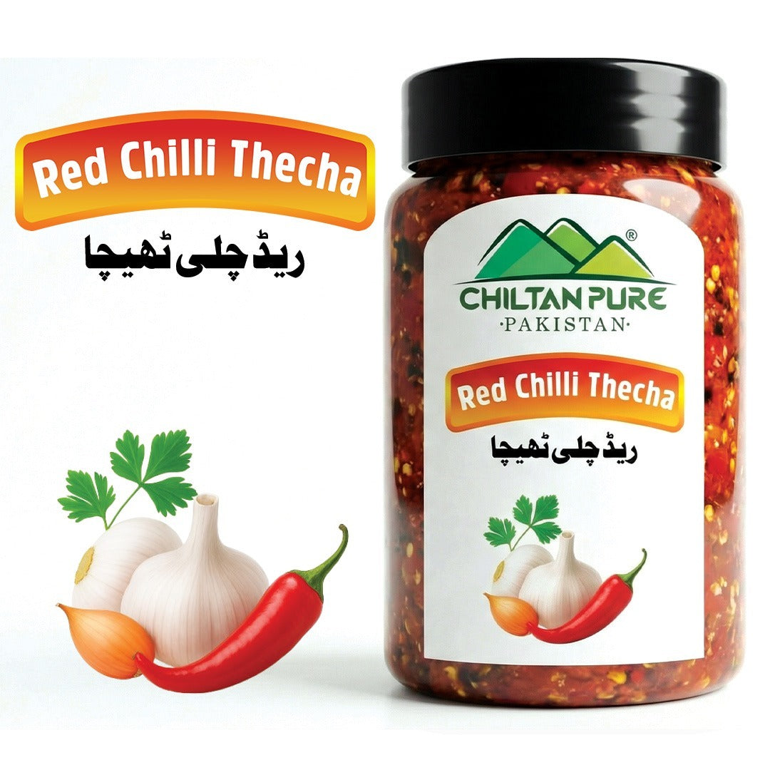 Red Chilli Thecha / ریڈ چلی ٹھیچا /  Gross Weight 400gm± Approx