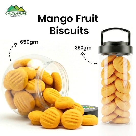 Mango Biscuit Cookies / Made With Organic Desi Butter, Bakery Biscuit
