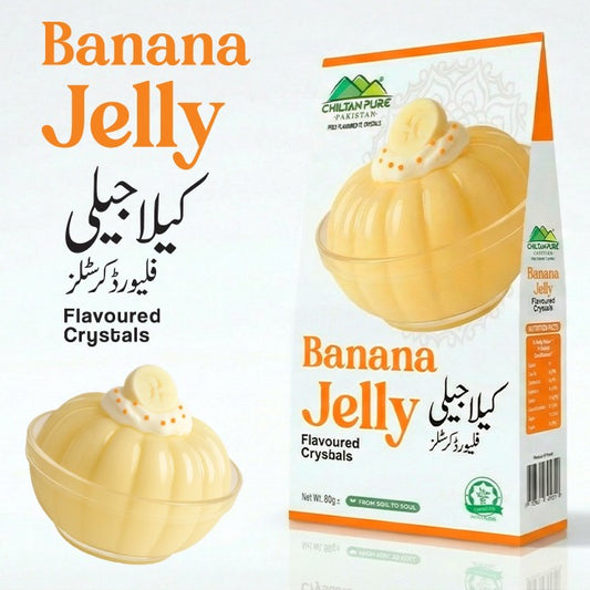 Banana Jelly / Crystal Jelly Banana 80±gm