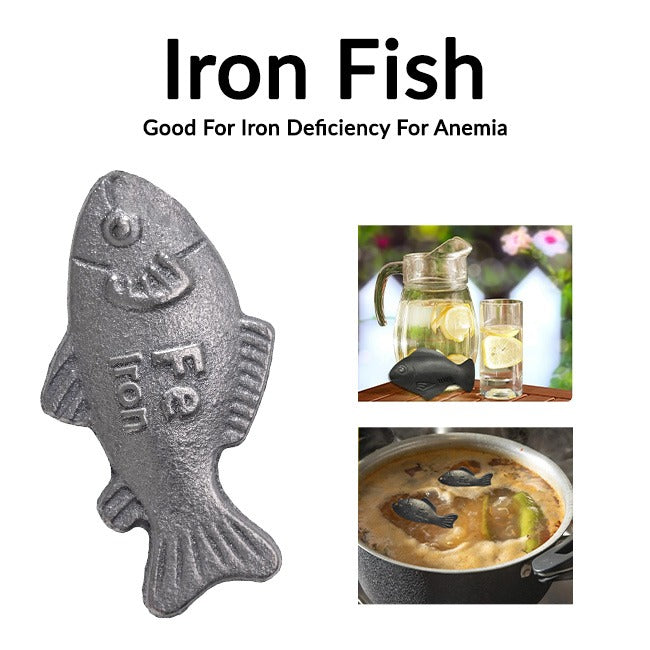 Iron Fish / Lucky Iron Fish / Good For Iron Deficiency For Anemia
