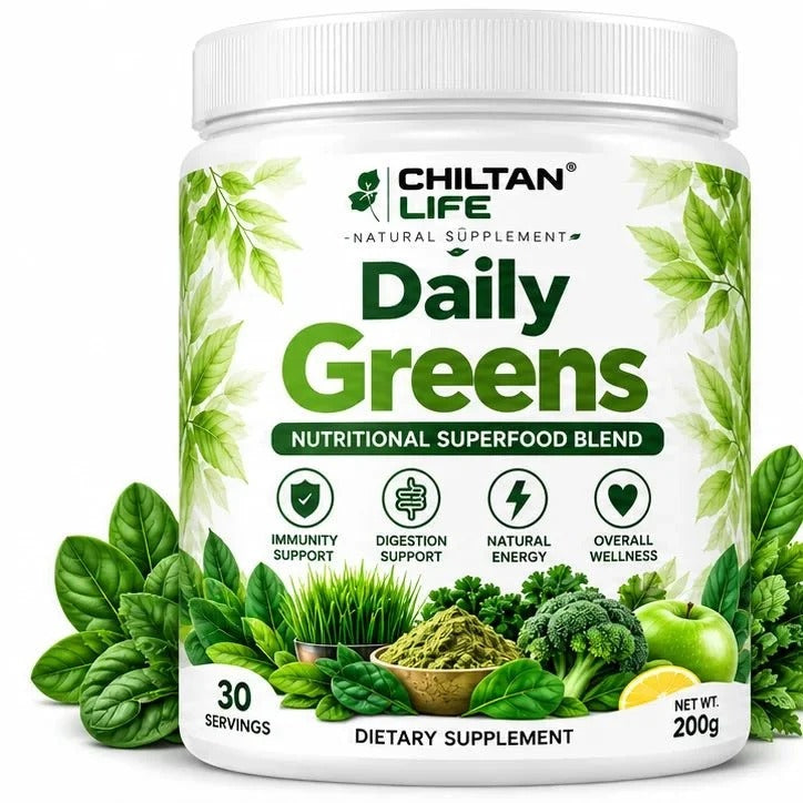 Chiltan Life Daily Greens Superfood Powder – 200g