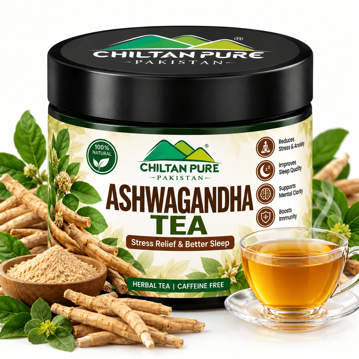 Ashwagandha Tea - ChiltanPure