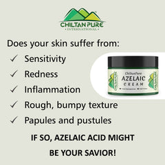 Azelaic Cream – Antibacterial, Lighten Freckles, Reduce Hyperpigmentation & Fade Acne Scars 50ml - Mamasjan