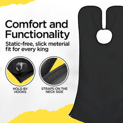 Beard Trimming Apron with Mirror Grip