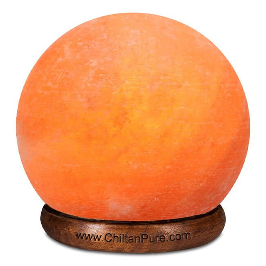 Ball Pink Salt Lamp [Large] – Clean is classy, a perfect master piece that boosts your mood, Improves sleep & air quality - ChiltanPure