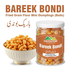 Bareek Bondi / باریک بوندی / Mini Gram Flour Droplets/ Dumplings /Gross Weight 400gm± - ChiltanPure