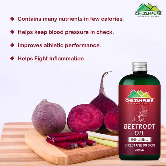 Beetroot Oil – Balances blood pressure, improves digestive health, Enhance athletic performance [Infused] - Mamasjan