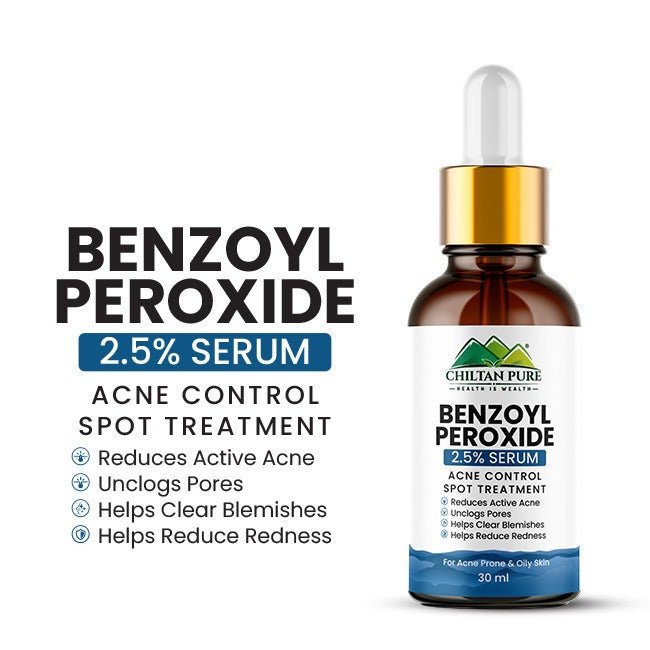 Benzoyl Peroxide 2% Serum Acne Control Treatment - ChiltanPure
