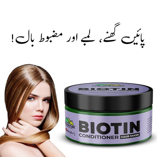 Biotin Conditioner Hair Mask – Boosts Hair Growth, Reduce Hair Breakage, Improves Hair Health & Add Volume to Hair 250ml,, Doctor's 👨‍⚕️ Recommended - ChiltanPure