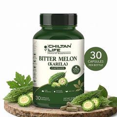 Bitter Melon Capsule 100% Natural Bitter Melon Tablets 30 Per Bottle - ChiltanPure