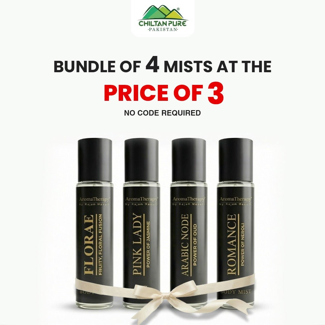 Bundle Of 4 Mists At The Price Of 3 / Pink Lady / Arabic Node / Romance / Florae - ChiltanPure
