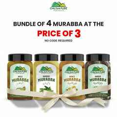 Bundle Of 4 Murabba At The Price Of 3 / Amla Murabba / Bamboo Murabba / Quince Murabbba / Hareer Murabba - ChiltanPure