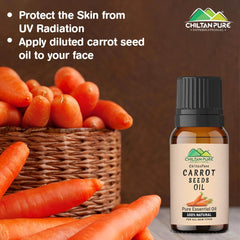 Carrot Seed Essential Oil – Natural Stimulant, Detoxifies Blood, Improves Complexion & Provides Relief from Stress - Mamasjan