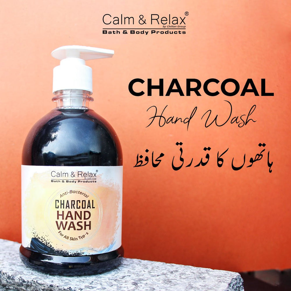 Charcoal Hand Wash - Antibacterial & Anti-Dirt Formula, Removes Impurities - ChiltanPure