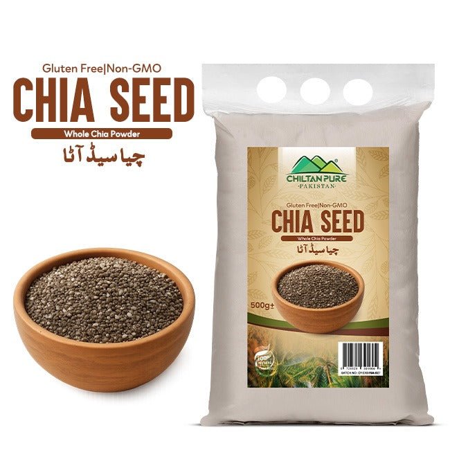 Chia Seed Flour / چیا سیڈ آٹا / Tukhm - e - Sharbati ka Atta / 500gm - ChiltanPure