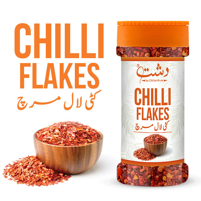 Red Chilli Flakes - For the Perfect Kick of Spiciness and Flavor (Plastic packaging)