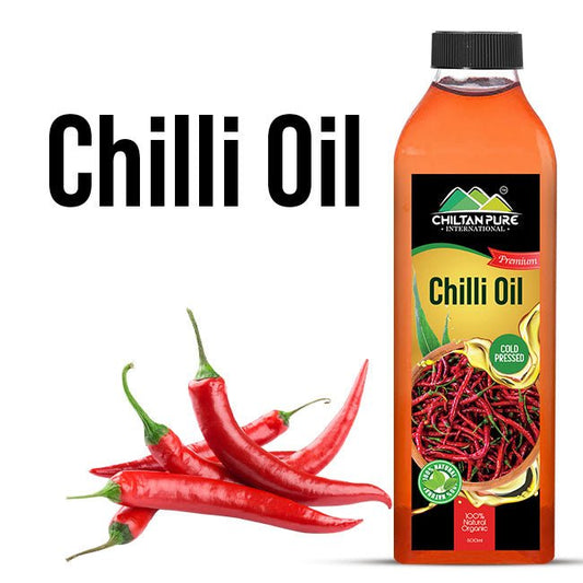 Chilli Oil - Best Option for Cooking, Spice Up Your Taste Buds, Good for Heart Health, Rich in Vitamins & Iron - ChiltanPure