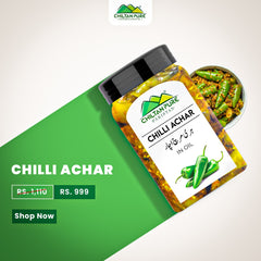 Chilli Achar / Pickle - Fiery Charm of Green Chilli, Spice Up Your Meals & Tantalize Your Taste Buds