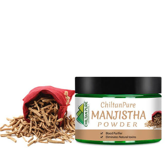 ChiltanPure Manjistha Powder – Beneficial for Vitiligo, Hyperpigmentation, Acne-Prone Skin & Scars 35gm - ChiltanPure