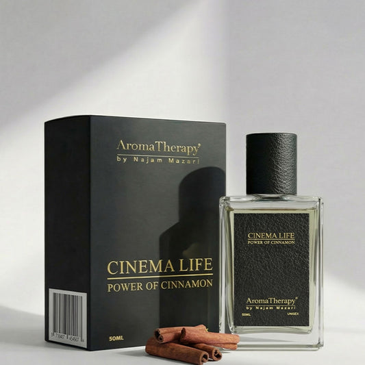 Cinema Life Natural Perfume - Embrace the Warmth of Cinnamon and Nature (Blend of Mont Blanc & Aventus creed)
