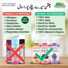 Citrus & Spicy Air Freshener - Zesty Fragrance, Eliminate Unpleasant Odours, Improves Focus & Productivity - ChiltanPure