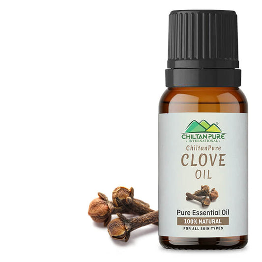 Clove Essential Oil – Good for Oral Health, Soothes Skin, Stimulates Hair Growth & Eliminates Toxins from Blood 20ml - ChiltanPure