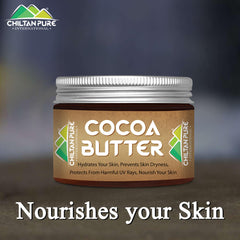 Cocoa Butter – Heals, Nourish your Skin, Best for Dry, Damage & Flaky Skin [کوکو بٹر] 100gm - ChiltanPure