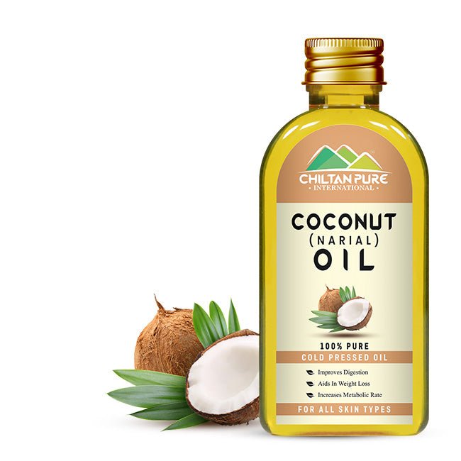 Coconut Oil For Hair & Skin – Antiseptic Moisturizer & Supports Hair Nourishment - ChiltanPure