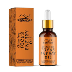 Focus & Energy Oil – Give You Extra Boost You Need with 100% Pure Undiluted Certified Organic Essential Oils 30ml - ChiltanPure