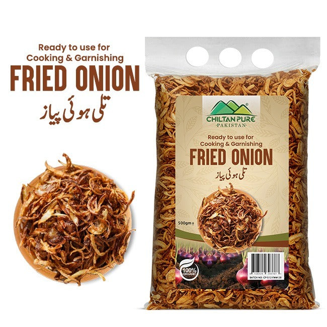 Fried Onion / تلی ہوئی پیاز / Tali hui Pyaaz