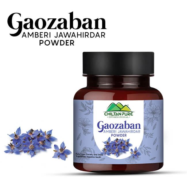 Gaozaban / Amberi Jawahirdar Powder 100% pure oragnic - ChiltanPure