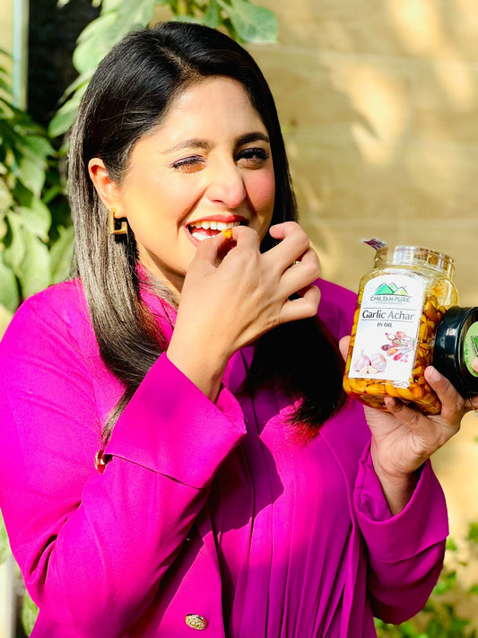 Garlic Achar / Pickle – Thrilling Fusion of Tanginess & Spiciness to Entice Your Taste Buds - ChiltanPure