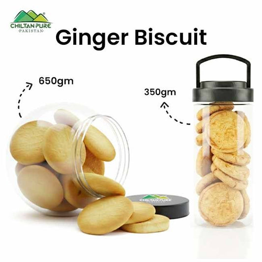 Ginger Biscuit Cookies / Made With Organic Desi Butter, Bakery Biscuit - ChiltanPure