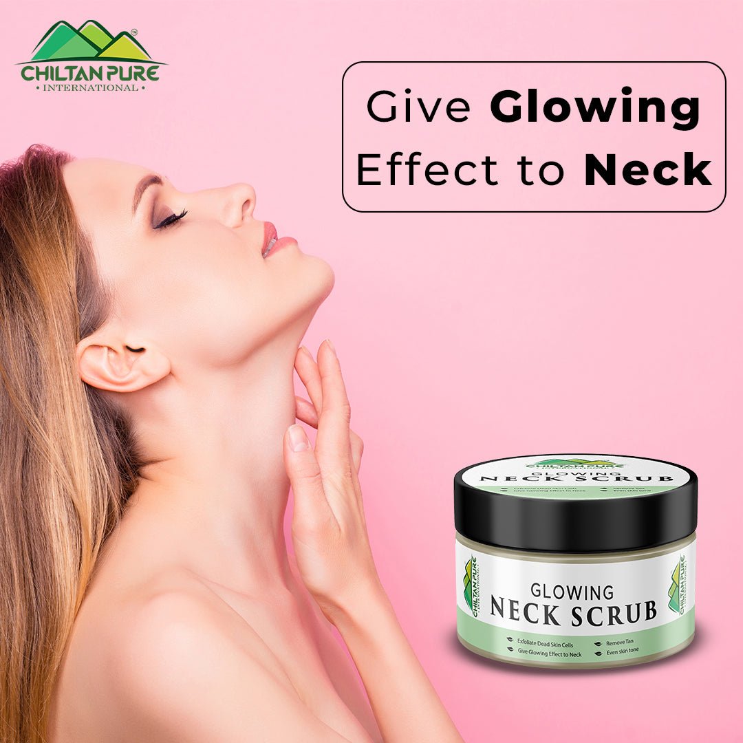 ChiltanPure Glowing Neck Scrub neck exfoliator 100ml
