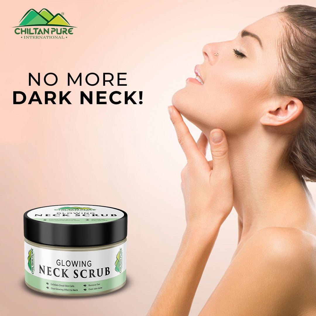 ChiltanPure neck scrub for dead skin and surface tan