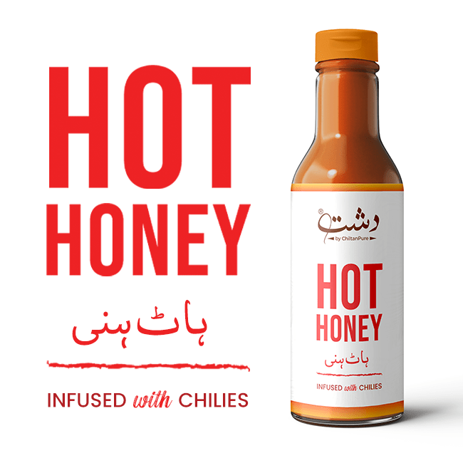 Hot Honey - 100% pure Honey with chilies - ChiltanPure