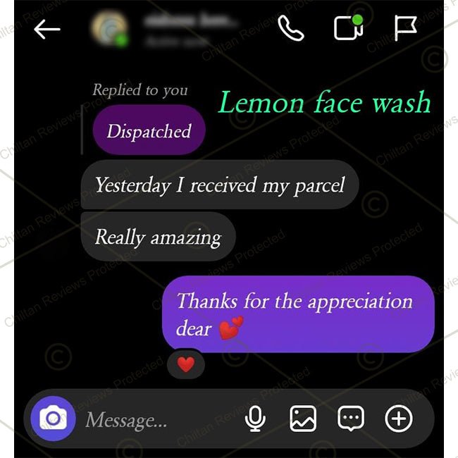 Lemon Face Wash – Anti – Acne, Protects Against UV Rays, Leaves Skin Soft & Dewy - Mamasjan