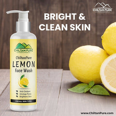 Lemon Face Wash – Anti – Acne, Protects Against UV Rays, Leaves Skin Soft & Dewy - Mamasjan