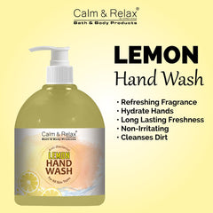 Lemon Handwash - Long Lasting Freshness, Moisturize & Nourish Hands. - ChiltanPure