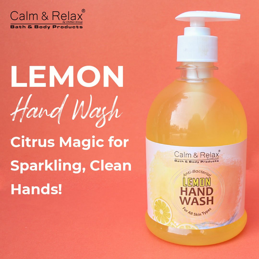 Lemon Handwash - Long Lasting Freshness, Moisturize & Nourish Hands. - ChiltanPure