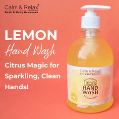 Lemon Handwash - Long Lasting Freshness, Moisturize & Nourish Hands. - ChiltanPure