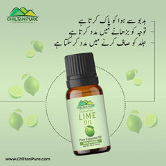 Lime Essential Oil – Natural Antiseptic, Promotes Blood Coagulation, Treats Bacterial Infections & Prevent Signs of Aging - Mamasjan