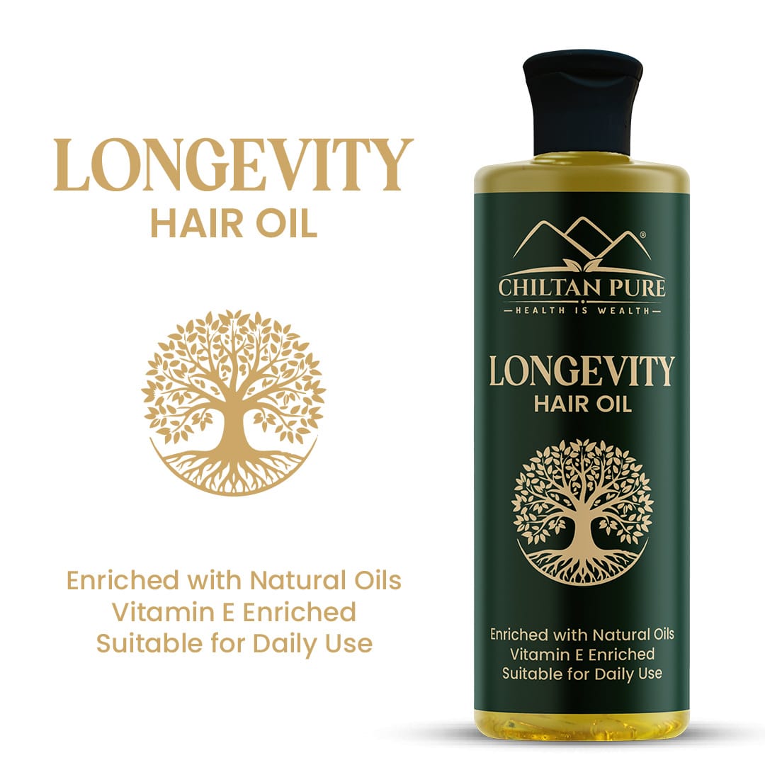 Longevity Hair Oil / لونجیویٹی ہیئر آئل - ChiltanPure