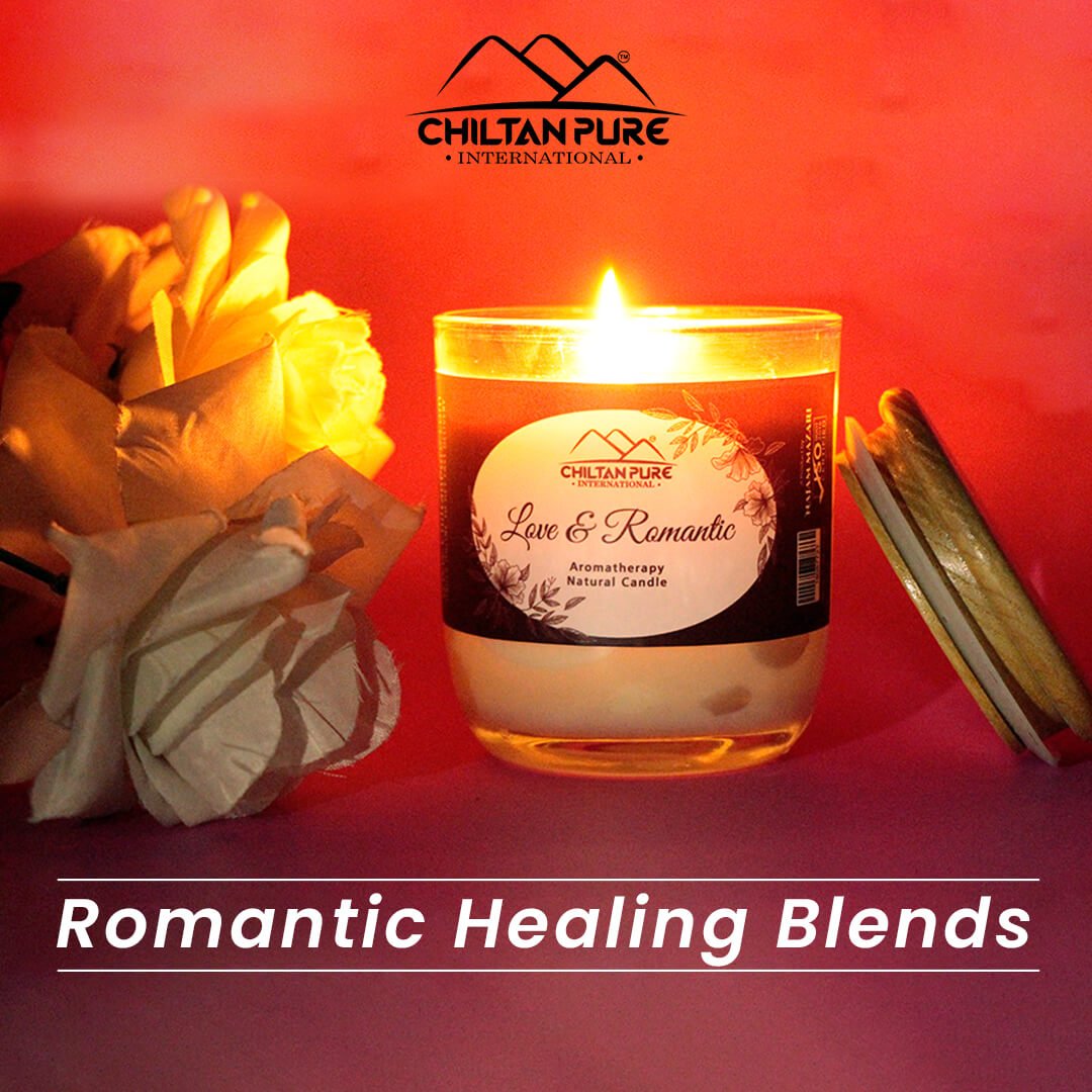 Love &amp; Romantic Aromatherapy Candle - Light up Your Romantic Moments!! - ChiltanPure