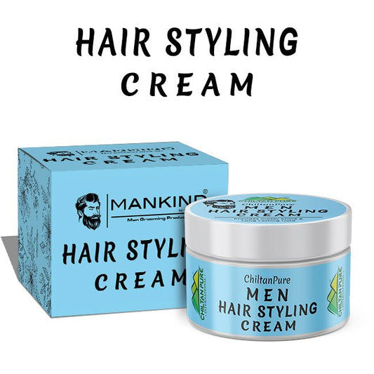 Men Hair Styling Cream – Provides Glossy Shine & Long-Lasting Hold 100ml - ChiltanPure